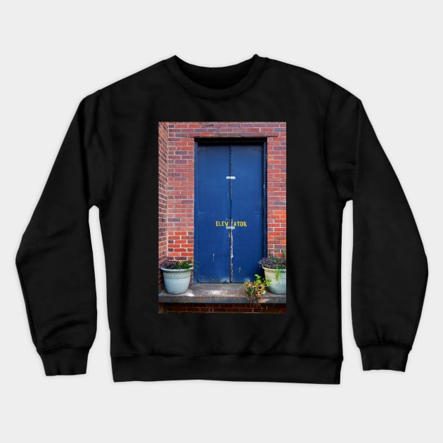 Elevator Crewneck Sweatshirt by Rodwilliams